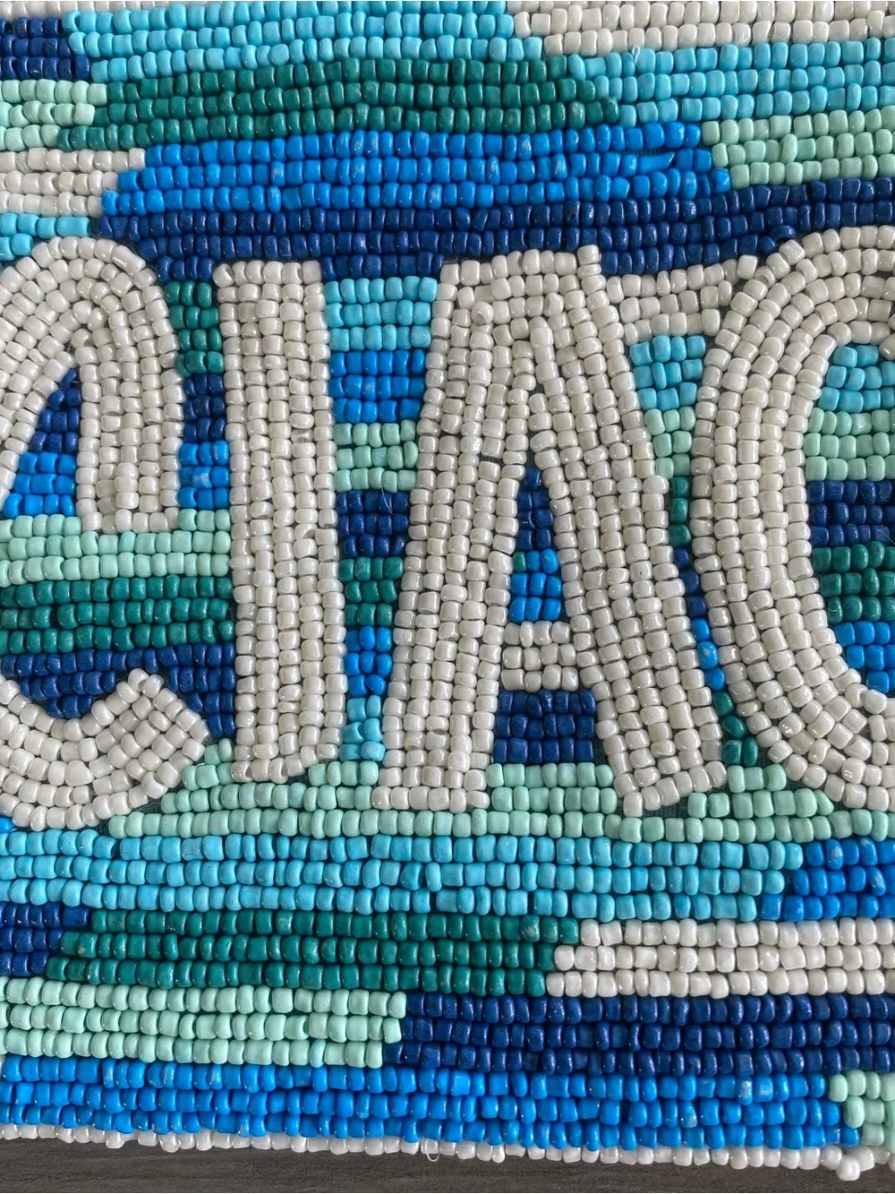 Beaded wristlet